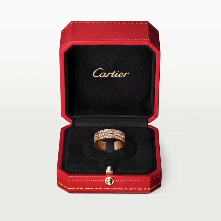 Nhẫn Tình Yêu, Diamond-Paved – Cartier –  J2311625 6