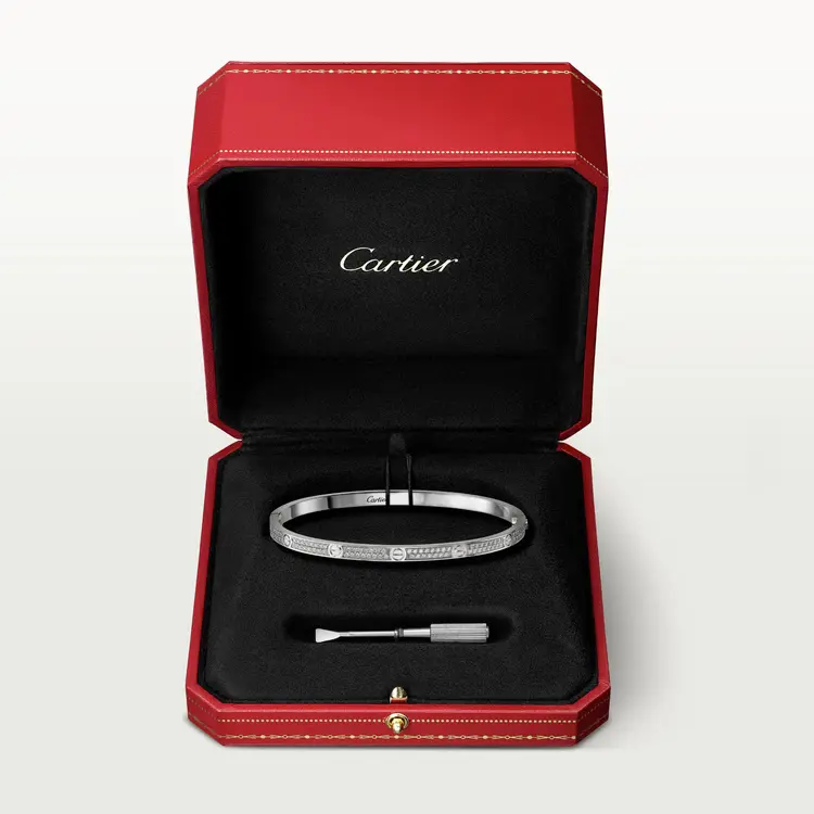 Lắc tay Tình yêu Paved 177 Kim Cương Tự Nhiên - Cartier - J2317037 6