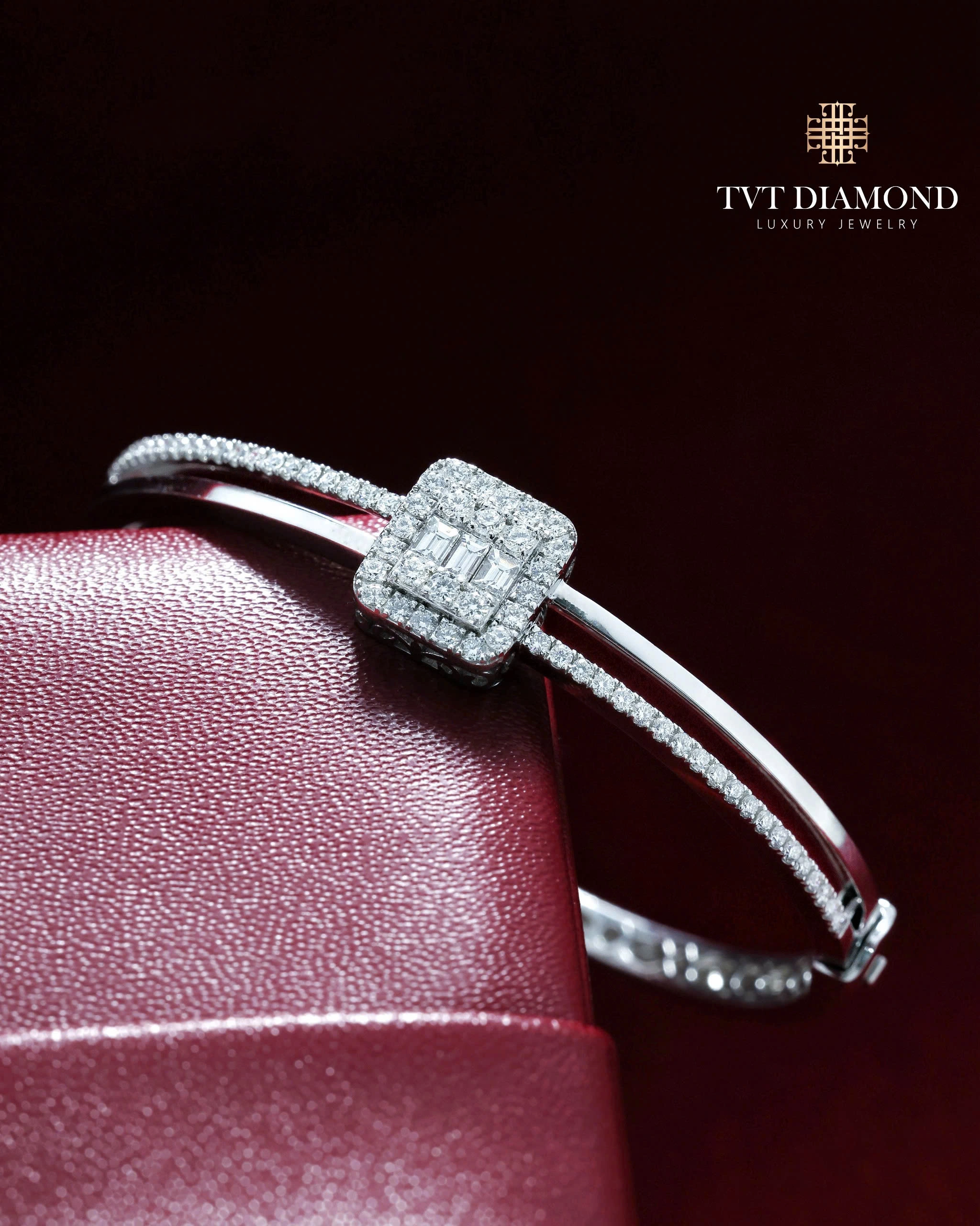 Lắc tay kim cương thiết kế 2
