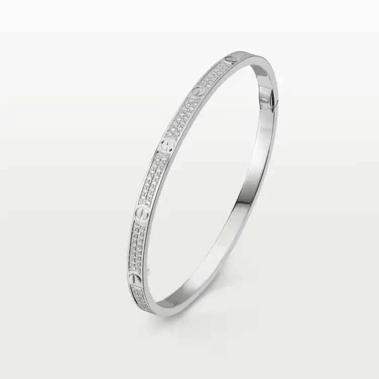 Lắc tay Tình yêu Paved 177 Kim Cương Tự Nhiên - Cartier - J2317037 3