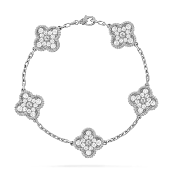 Lắc tay Vancleef Đính Kim Cương Tự Nhiên 0