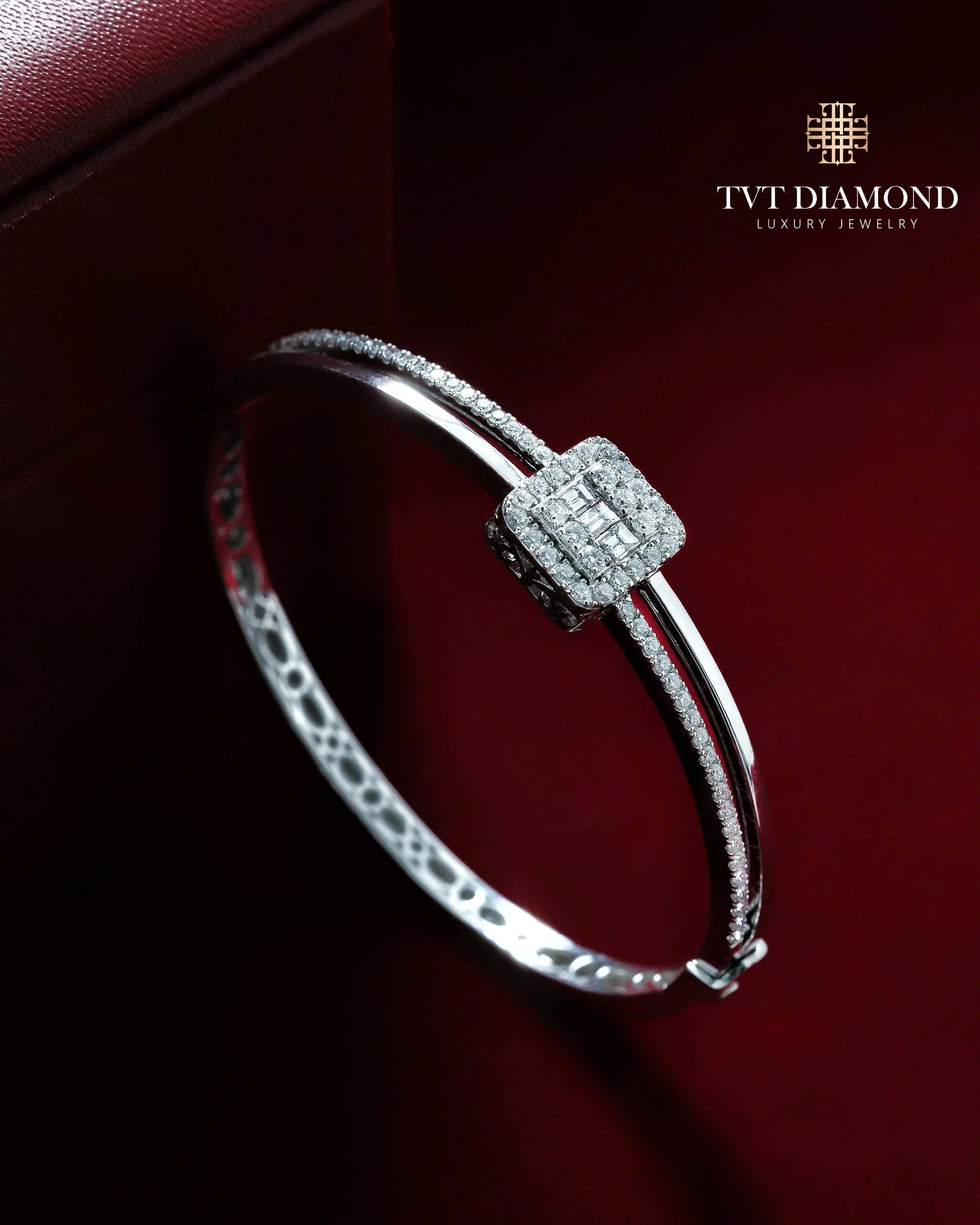 Lắc tay kim cương thiết kế 0