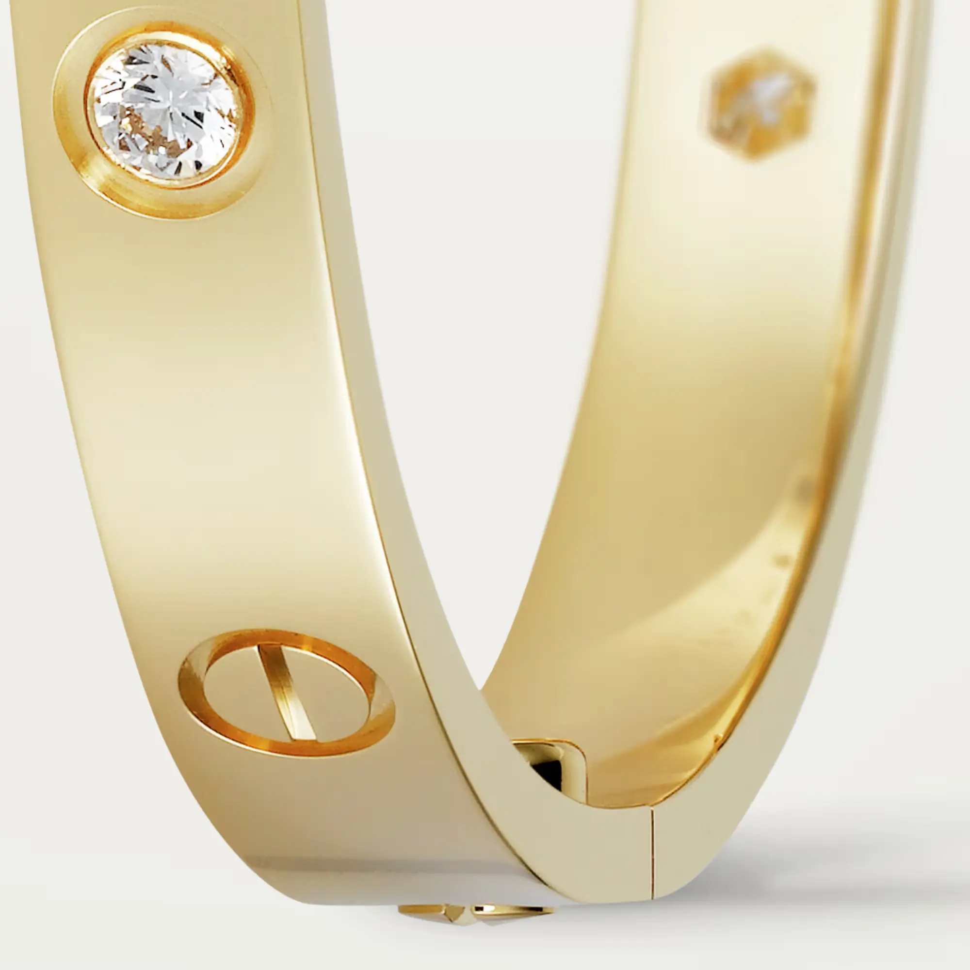 Lắc tay Tình yêu Nam, 4 Kim Cương - Cartier - J2310992 2