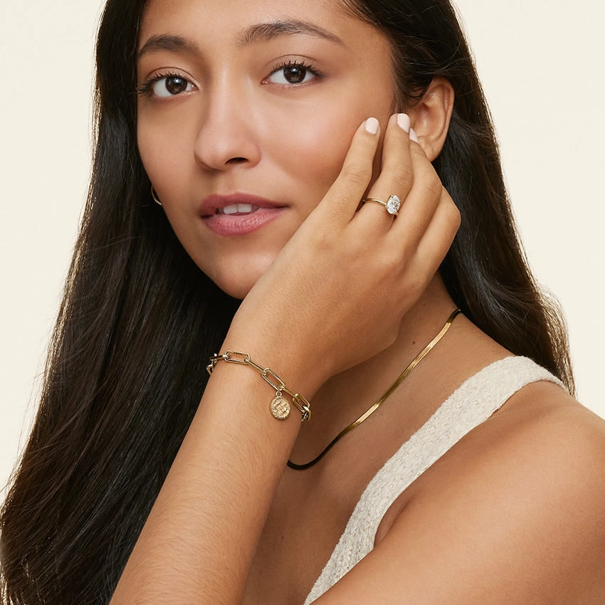 Vòng Tay Xích Kẹp Giấy Kim Loại Hỗn Hợp Devon 3