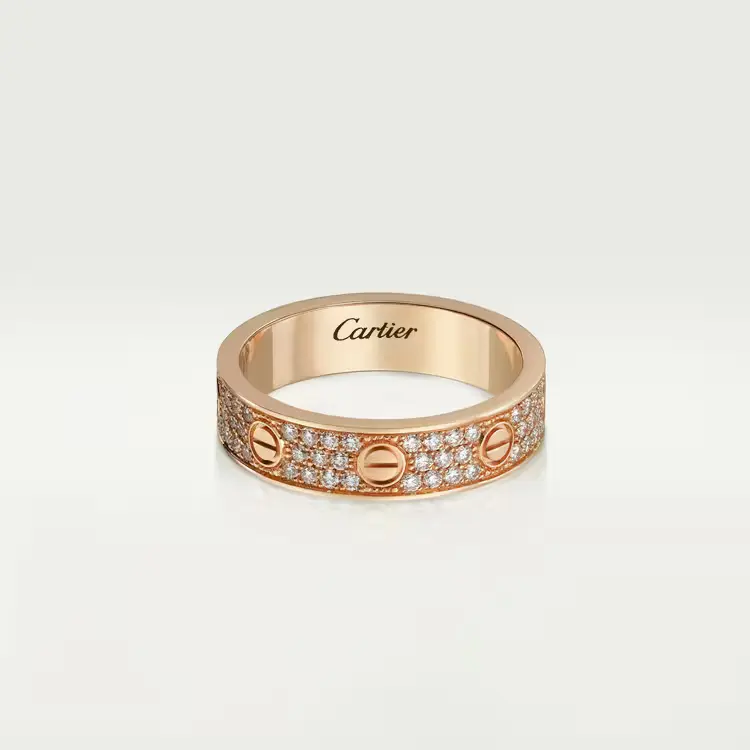 Nhẫn Tình Yêu, Diamond-Paved – Cartier –  J2311625 0