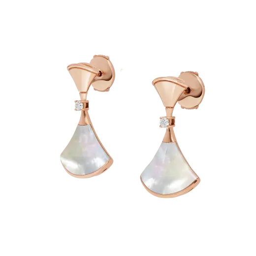 Khuyên tai BVLGARI Đính Kim Cương