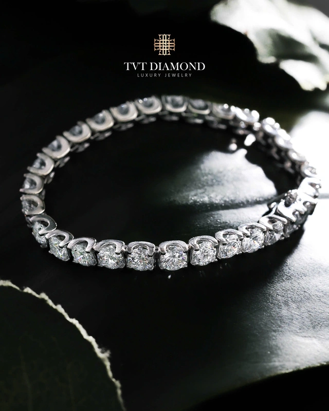 Lắc tay kim cương thiết kế