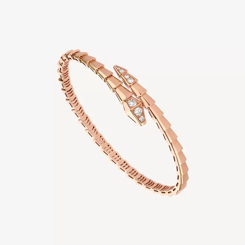 Lắc tay 2 đầu Rắn, 8 Kim Cương - BVL - J2314093