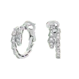 Khuyên tai BVLGARI Rắn Đính Full Kim Cương Tự Nhiên